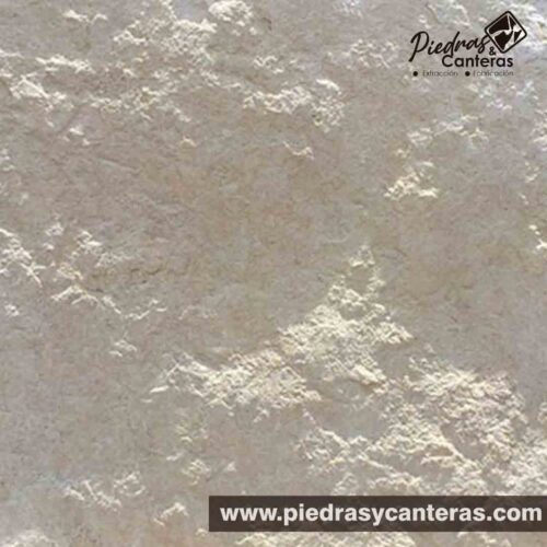 La Piedra Blanca Galarza 60x40cm. es una piedra natural caliza, es muy usada para recubrimiento de muros tanto para interiores como para exteriores, es de poca resistencia con tonalidades blanco-beige.