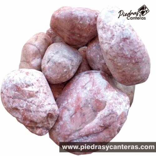 La Piedra de Mármol Rosa 3.5" es una piedras 100% natural.