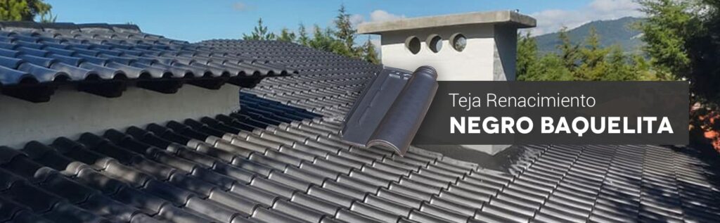 Teja Renacimiento Negro Baquelita