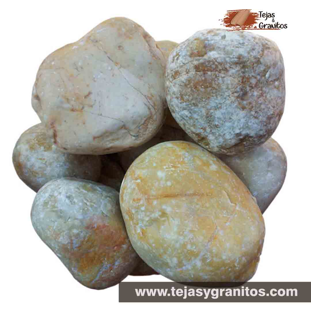 La Piedra de Mármol Amarilla 3.5" es una piedras 100% natural.
