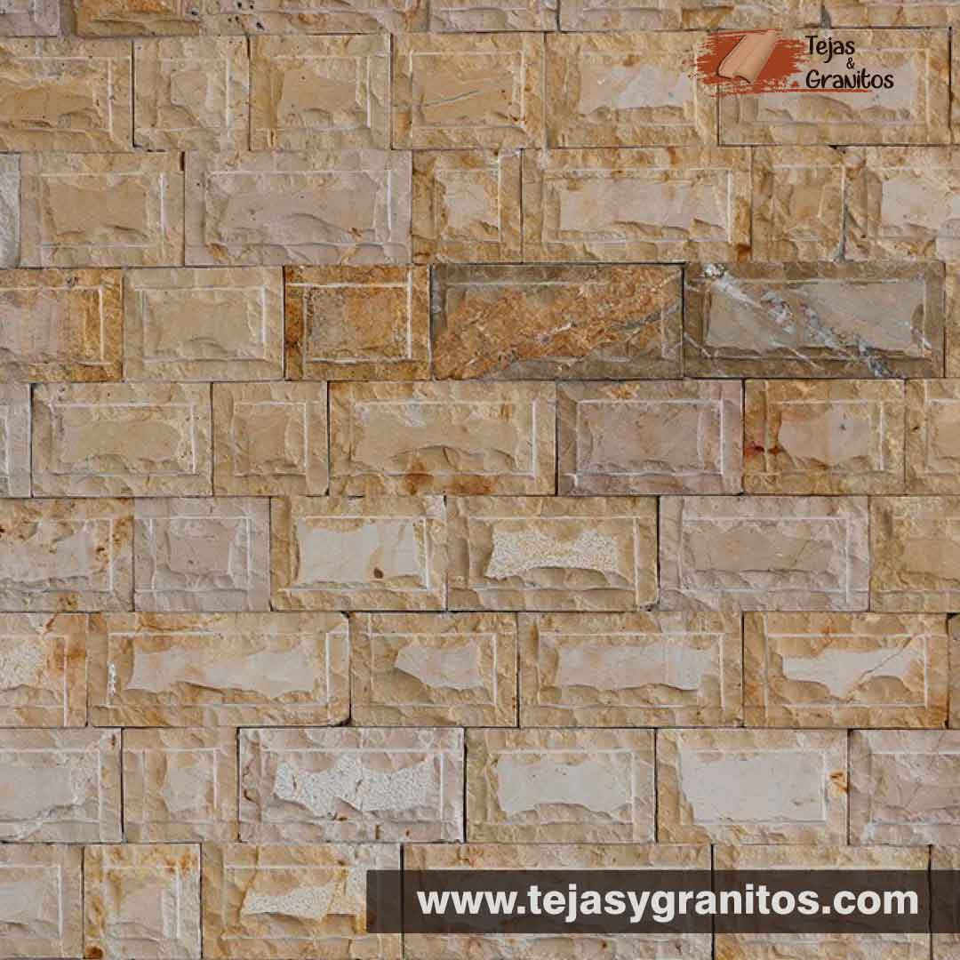 Piedrin Dorado Tepeji es una cintilla de marmol ideal para interiores y exteriores, es marmol natural tronchado y vicelado en color Dorado-Amarillo.