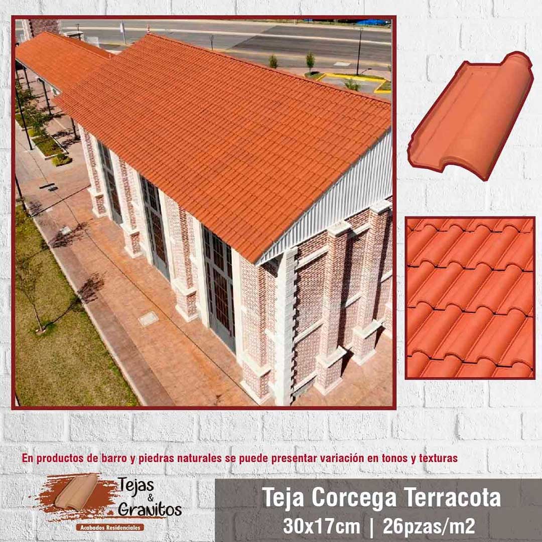 Teja Córcega Terracota
