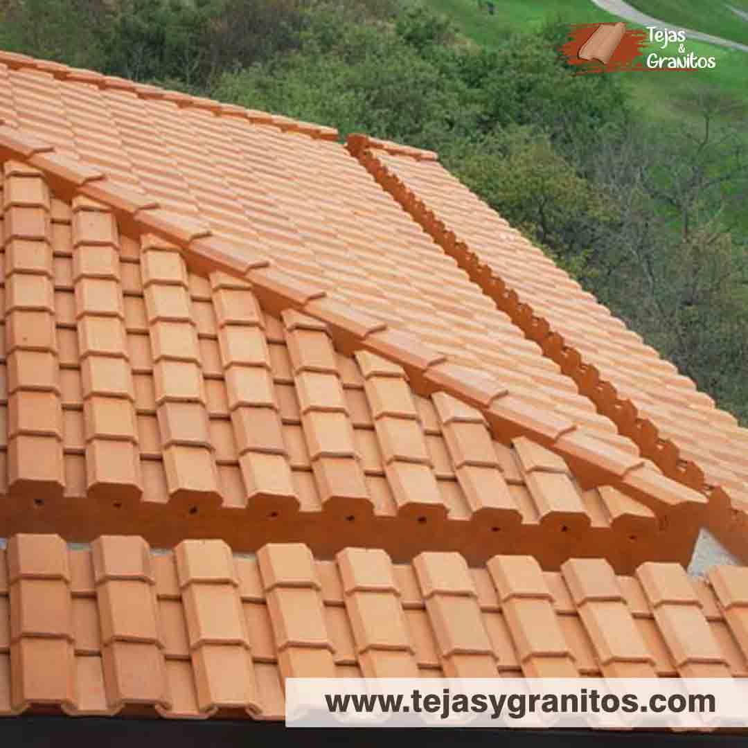 La Teja Guadalajara 30x15cm. de barro extruido tiene aplicación de un sellador en la superficie de la teja haciendola impermeable. Como conclusion.