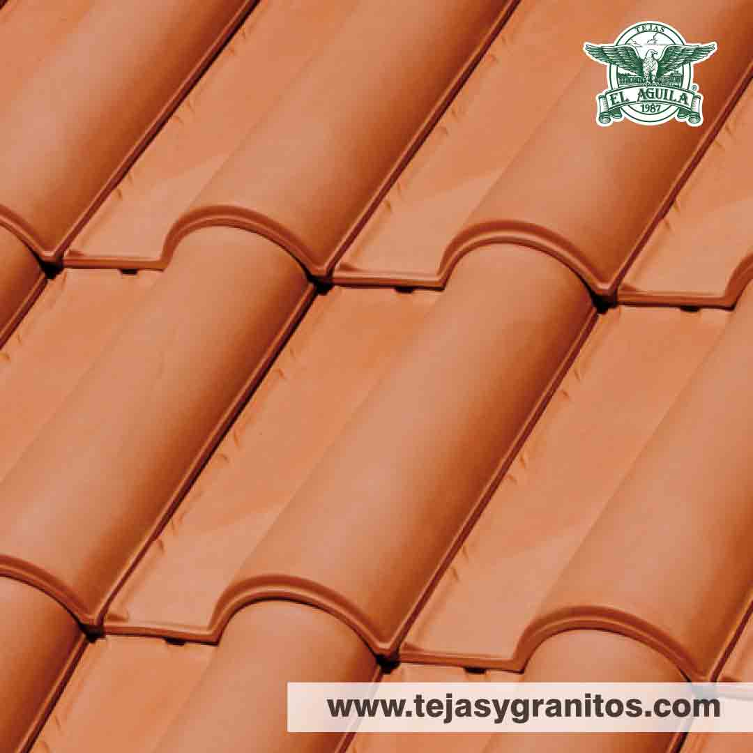 La Teja Renacimiento Santa Ana tiene aplicación de hidrofugante haciendo que la teja tenga propiedades impermeables.